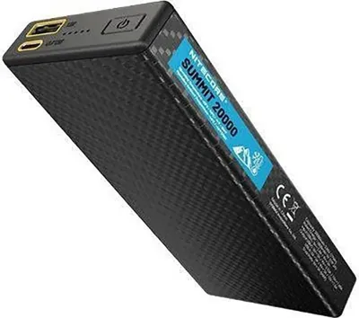 Image de Batterie externe Nitecore SUMMIT20000 20 000 mAh - Noir carbone
