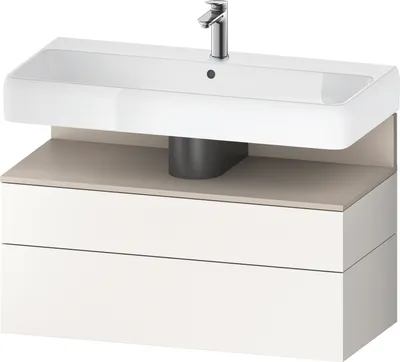Produktbild von DURAVIT QA4395091840010 QAT WTU WH Ek. 990x470x590 Wß Smt H3H