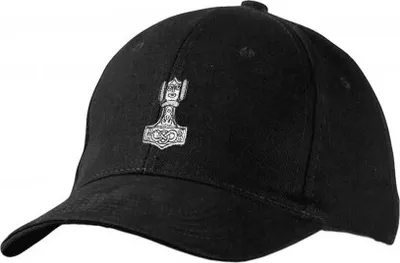 Produktbild von Baseballcap mit Stick - Thorhammer - 68457 schwarz -