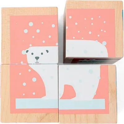 Produktbild von BS Toys Block Puzzle, 4 Stück(e), Tiere, 6 Jahr(e)