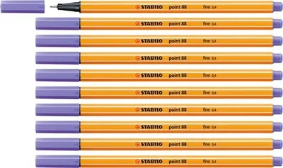 Produktbild von Fineliner - STABILO point 88 - 10er Pack - flieder