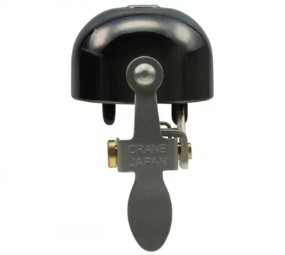 Produktbild von Crane Bell E-Ne Neo Black 37 mm Fahrradklingel