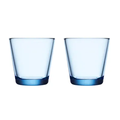 Produktbild von Iittala Kartio Glas - 21 cl - Aqua - 2 Stück