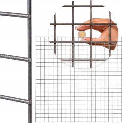 Zdjęcie produktu dla SIATKA ZGRZEWANA goła KRATA STALOWA Arkusz 1000x1000mm 50x50mm drut fi 3mm
