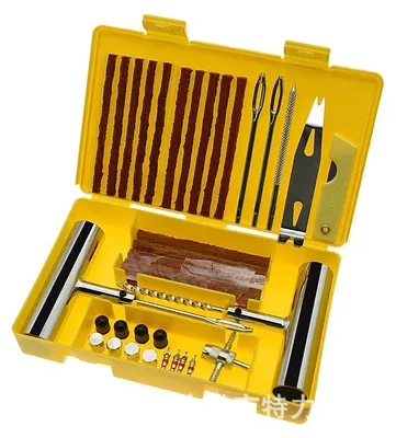 Produktbild von Reifenreparaturset, langlebiger Gummi, tragbares Design, Blau