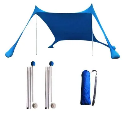 Obrázek produktu pro SURTEP, s. r. o. Plážový pavilon z hliníku s UV ochranou 50+ – 300 x 300 x 200 cm