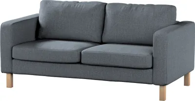 Produktbild von Dekoria Bezug für Karlstad 2-Sitzer Sofa nicht ausklappbar, grau, Sofahusse, Karlstad 2-Sitzer
