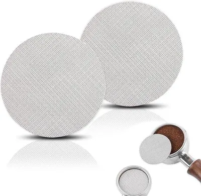 Immagine prodotto di Set di filtri per espresso in acciaio inossidabile - 2 pezzi da 58 mm - Argento