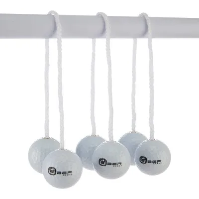 Immagine prodotto di Ubergames - Gioco del golf a scala - Palline da golf dure - Nero/Bianco - Legno duro - Con borsa