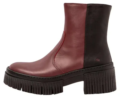 Produktbild von Art Stiefeletten mit Absatz Damen 1374 NAPPA BURDEOS-BLACK/YORK Farbe Rot