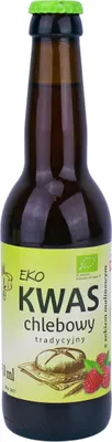 KWAS CHLEBOWY Z SOKIEM MALINOWYM BIO 330 ml - EKO NATURA