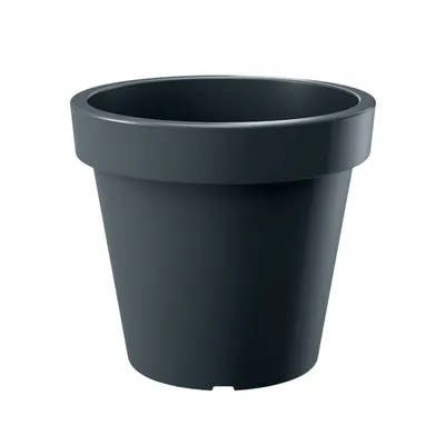 Produktbild von Blumentopf Pflanztopf Blumenkübel XXL Ø 80 cm anthrazit Rund