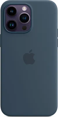 Produktbild von Apple iPhone 14 Pro Max Hülle - Silikon - Soft Case, Backcover - Blau