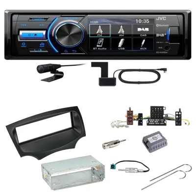 Produktbild von JVC KD-X561DBT Digitalradio Bluetooth USB Einbauset für Ford KA RU8