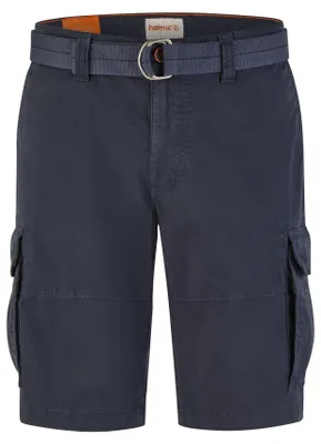 Produktbild von Bermuda Cargo aus Baumwoll-Stretch, lockerer Schnitt, mit Gürtel und praktischen Taschen