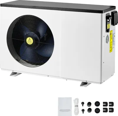 Zdjęcie produktu dla SucceBuy Elektryczna pompa ciepła do basenu, 3,22 šC 15,25 kW, energooszczędna, zmienna częstotliwość, do basenów od 30 šC 60 m3