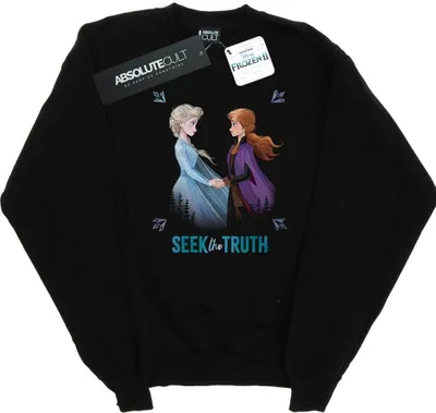 Produktbild von Disney - "Frozen 2 Seek The Truth" Sweatshirt für Herren BI25009 (XL) (Schwarz)