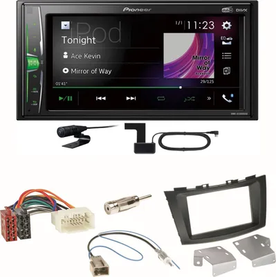 Produktbild von Pioneer DMH-A3300DAB Bluetooth MP3 DAB+ Einbauset für Suzuki Swift Sport FZ NZ