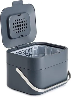 Produktbild von Intelligente Kompostbehälter mit Geruchsfilter, 4 Liter, Grau