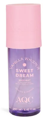 Productafbeelding van AQC Bodymist Praline & Jasmijn - Bodyspray 250 ml - Vanilla Whisper - voor vrouwen