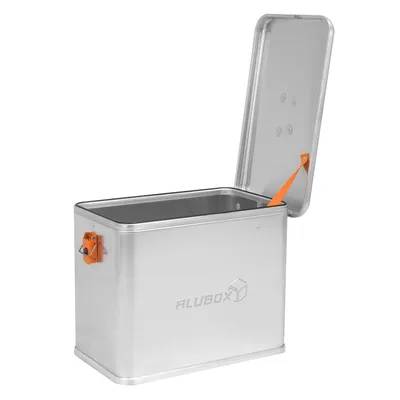 Produktbild von ALUBOX Motorradkoffer aus Alu M41 Liter Seitenkoffer wasserfest - 41 Liter
