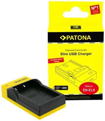 Immagine prodotto di Foto Nikon EN-EL9 slim, caricatore USB