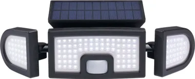 Produktbild von LED Strahler Solar Bewegungsmelder Fernbedienung 2400mAh Akku IP54