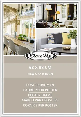 Produktbild von Posterrahmen 68 x 98 cm weiß