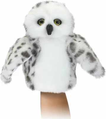 Produktbild von Folkmanis Handpuppe Schneeeule 20 cm