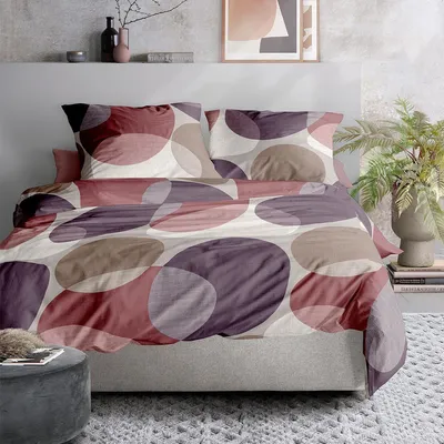 Produktbild von Irisette Edel-Feinbiber Bettwäsche Meran 8755 beere 135x200 cm + 80x80 cm