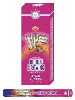 Produktbild von Räucherstäbchen Geldmagnet - Sechskant-Form - 6 Röhren à 20 Stäbchen
