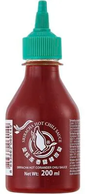 Produktbild von Sriracha-Chilisauce mit Koriander (Chili 61%) 200ml - Flying Goose