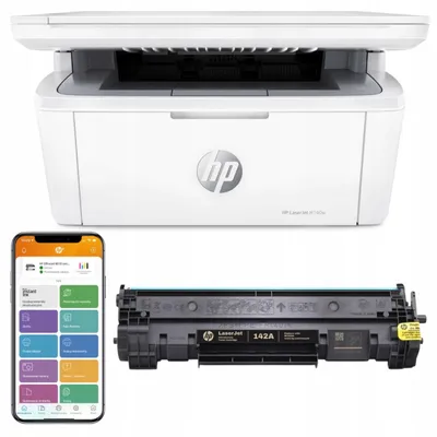 Produktbild von HP LaserJet M140w Mono USB Wi-Fi Instant Ink Multifunktionsdrucker 7MD72F B19
