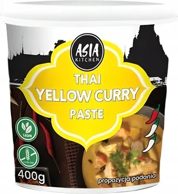 Produktbild von Gelbe Currypaste 400g - Asia Kitchen