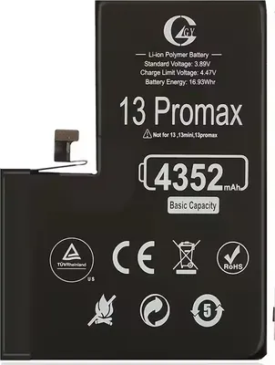 Produktbild von Batterie Akku passend für iPhone 13 Pro Max mit Klebestreifen