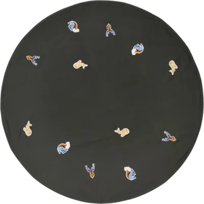 Produktbild von Broste Copenhagen DEER Weihnachtsbaumdecke forest green 120 cm