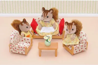 Immagine prodotto di Divano, 2 poltrone e tavolino Sylvanian Families