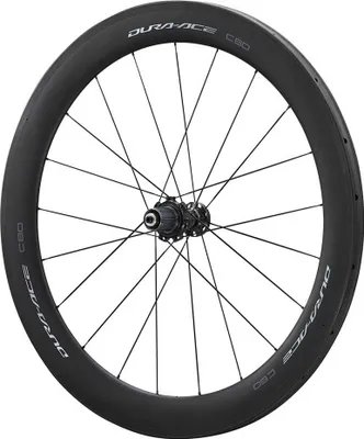 Produktbild von Shimano Dura Ace R9200 C60 Carbon Tubular Rennrad-hinterrad Schwarz 10 x 130 mm / Shimano/Sram HG Schwarz 10 x 130 mm