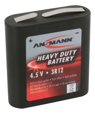 Produktbild von 1x ANSMANN 3R12 Zink-Kohle Batterie 4,5V – Faltbatterie (1 Stück)