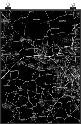 Produktbild von Mr. & Mrs. Panda Bild Seelze DIN A1 - Geschenk, Kunstdruck, Stadt, Plakat, Wandbild, drucke, wanddeko, Dorf Karte Landkarte Map Stadtplan