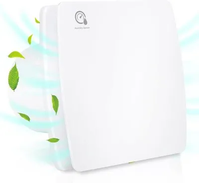 Zdjęcie produktu dla Wentylator wyciągowy 100 mm z czujnikiem wilgotności – cichy wentylator wyciągowy do łazienki, toalety i kuchni