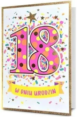 Zdjęcie produktu dla Karnet Urodziny Osiemnastka - Pan Dragon