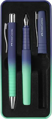 Image de Faber Castell, A.W. Faber-Castell Distribution Gm Set Poly Ball Pen buzzing blue Autres Autres