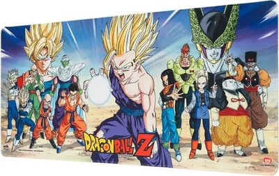 Produktbild von Dragon Ball Z Gaming-Schreibtischmatte, große Größe, rutschfeste Oberfläche