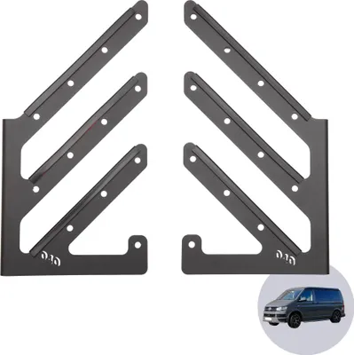 Produktbild von 040 Parts universeller Wakeboard Kiteboard Snowboard Ski Halter kompatibel mit Molle board für VW T5 T6 T6.1 oder andere
