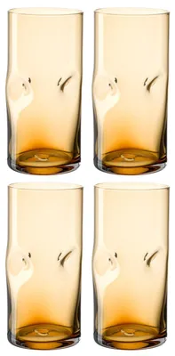 Productafbeelding van LEONARDO Vesuvio, Bernstein, set van 4 stuks, rond, 330 ml, diameter 70 mm