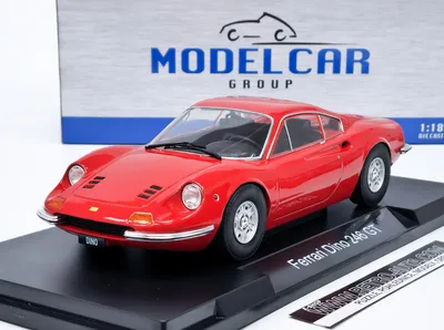 Image de Ferrari Dino 246 GT (1969) Rouge MCG 1:18