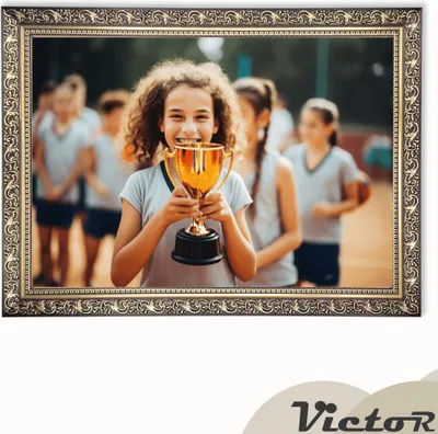 Produktbild von Bilderrahmen "Vinci" - Farbe: Schwarz Gold - Größe: 21 x 30 cm
