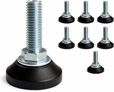 Produktbild von Möbelbein 8 Stück - M10 x 30 mm - verstellbar - für stabile Möbel - ShopFlot