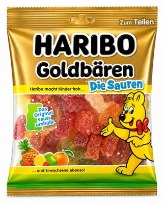 Produktbild von Haribo 10056242, Weiche Süßigkeiten, 175 g, Apfel, Zitrone, Orange, Ananas, Himbeere, Erdbeere, Mehrfarbig, 1432 kJ, 338 kcal